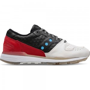 Saucony Czarface Azura Białe Czarne Czerwone | 26589-RMQO