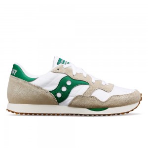 Saucony DXN Trainer Białe Zielone | 65489-LRPQ