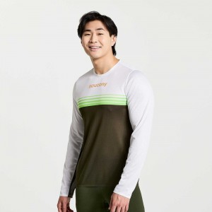 Saucony Elite Long Sleeve Umbra | 38401-LOHK