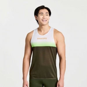 Saucony Elite Singlet Umbra | 89570-BCIW