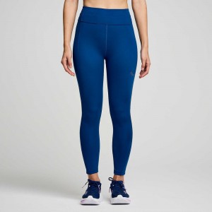 Saucony Fortify Crop Tight Indygo | 10593-ENVD