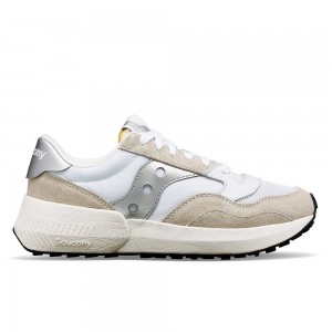 Saucony Jazz NXT Białe Srebrne | 63142-LRUE