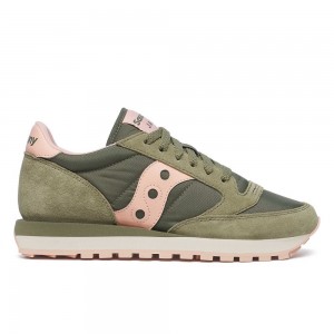 Saucony Jazz Original Oliwkowe Koralowe | 02856-EIAR