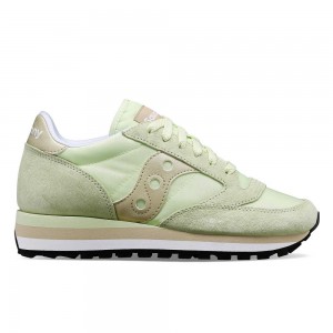 Saucony Jazz Triple Zielone Złote | 37895-KYOL