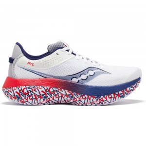 Saucony NYC Kinvara Pro Niebieskie Granatowe | 23761-CXQG