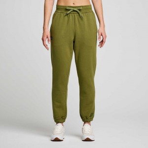 Saucony Recovery Sweatpant Glade Graphic | 67358-WCDQ