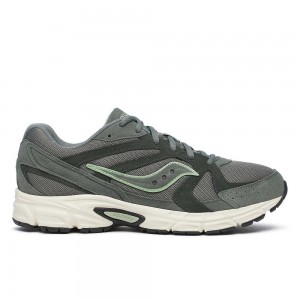 Saucony Ride Millennium Suede Oliwkowe Białe | 43250-SQXJ