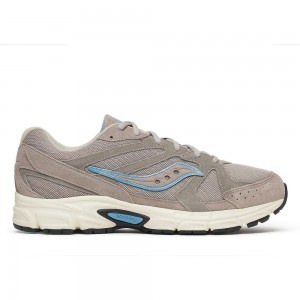 Saucony Ride Millennium Suede Szare Białe | 39701-OSZV