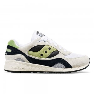 Saucony Shadow 6000 Białe Zielone | 76905-AKIT