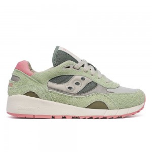 Saucony Shadow 6000 Lux Zielone Białe | 39514-OSIC