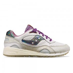 Saucony Shadow 6000 Phoenix Kremowe Kolorowe | 21540-ISPR