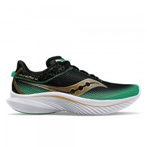 Saucony Shamrock Kinvara 14 Czarne Zielone | 30674-DGZP