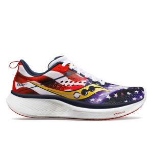 Saucony Stars & Stripes Ride 17 Stars Stripes | 59487-SHNM