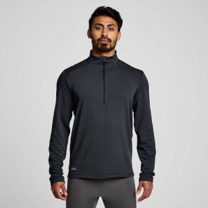 Saucony Triumph 3D 1/2 Zip Czarne | 76240-MUBA