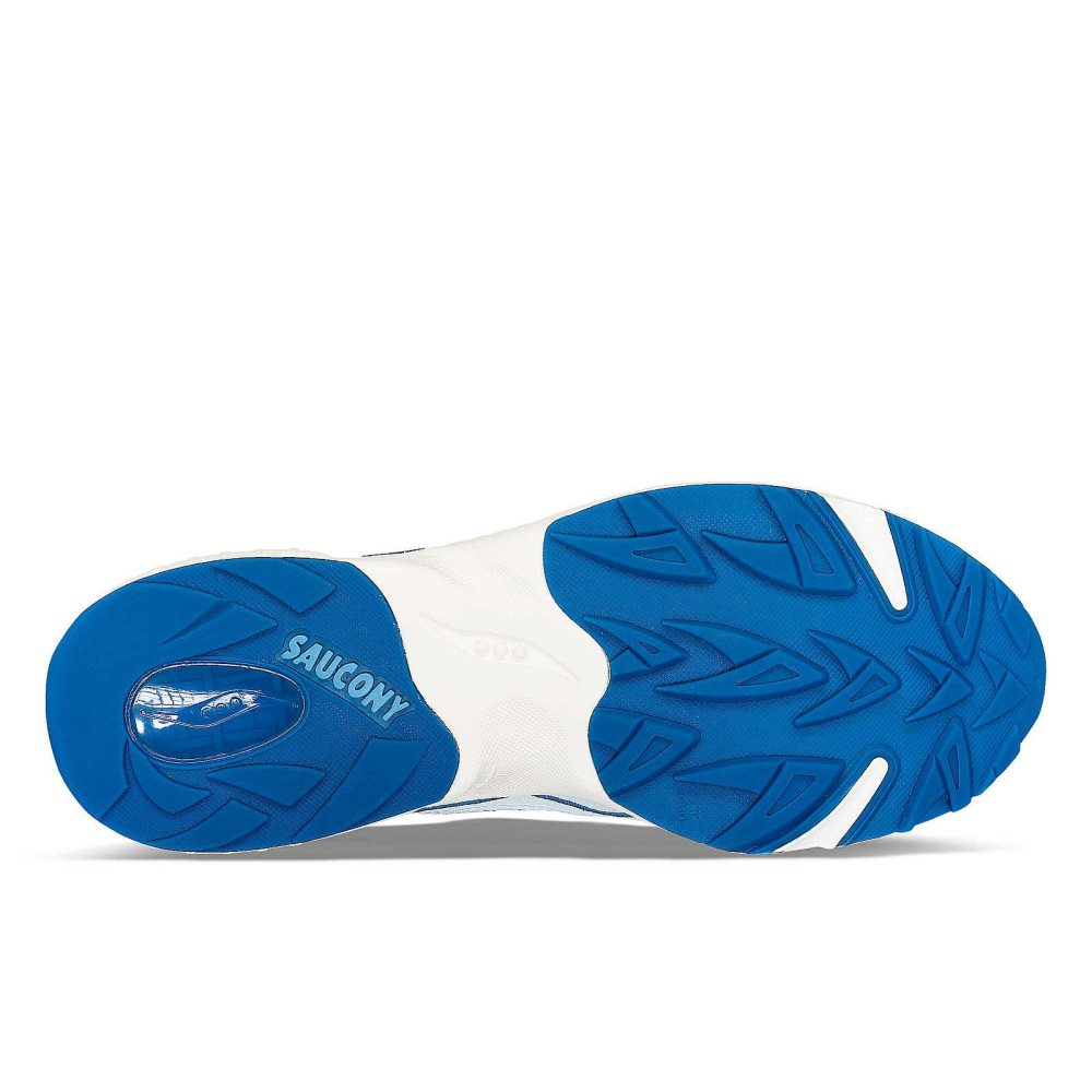 Saucony 3D Grid Hurricane Chromatic Głęboka Niebieskie | 70513-TNQY