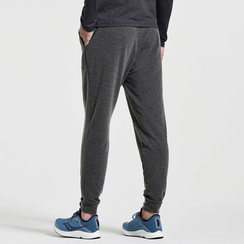 Saucony Boston Pant Czarne | 34028-WFJG