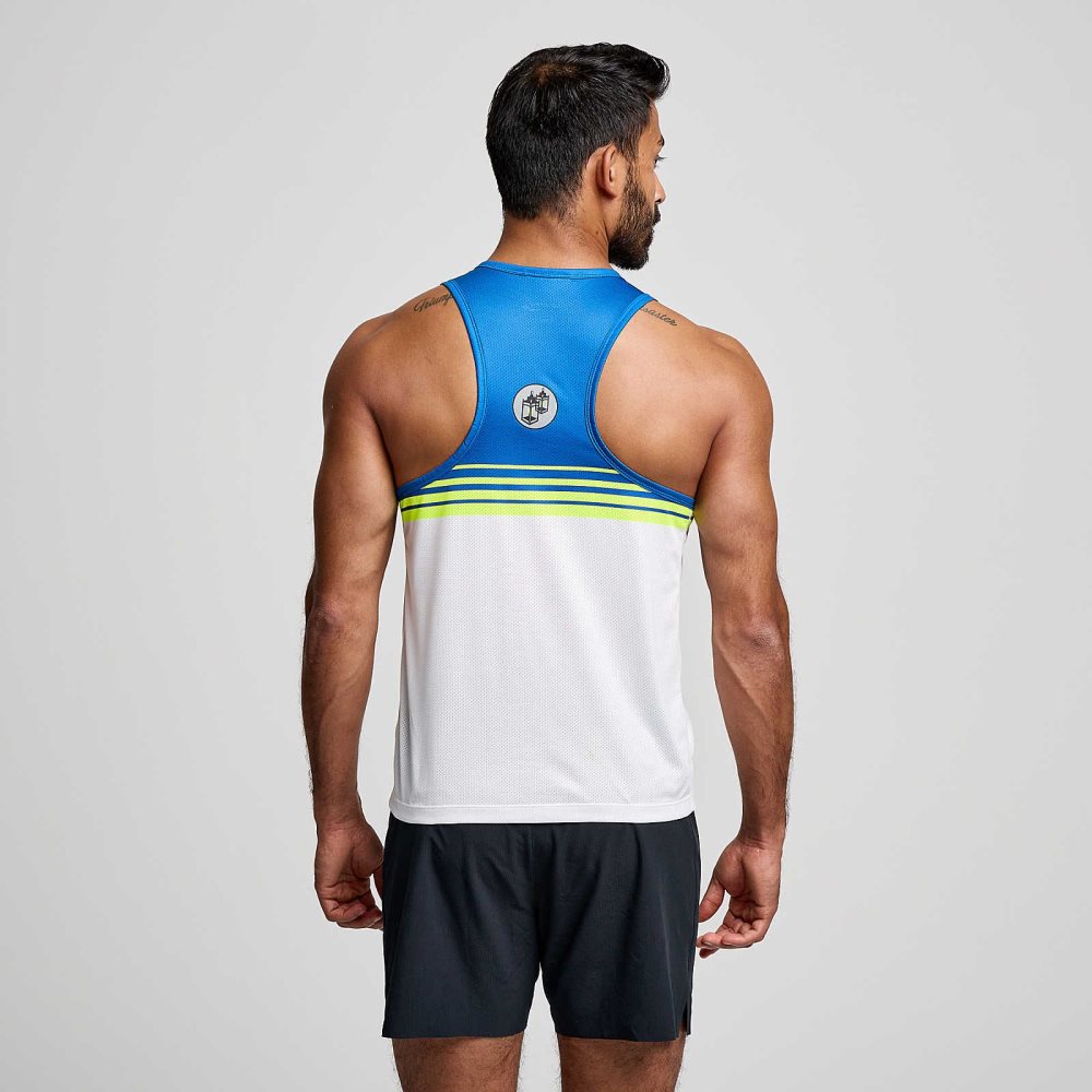 Saucony Boston Stopwatch Graphic Singlet Boston 2024 | 94318-HZOT