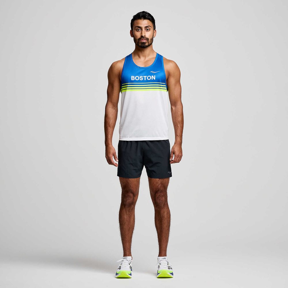 Saucony Boston Stopwatch Graphic Singlet Boston 2024 | 94318-HZOT