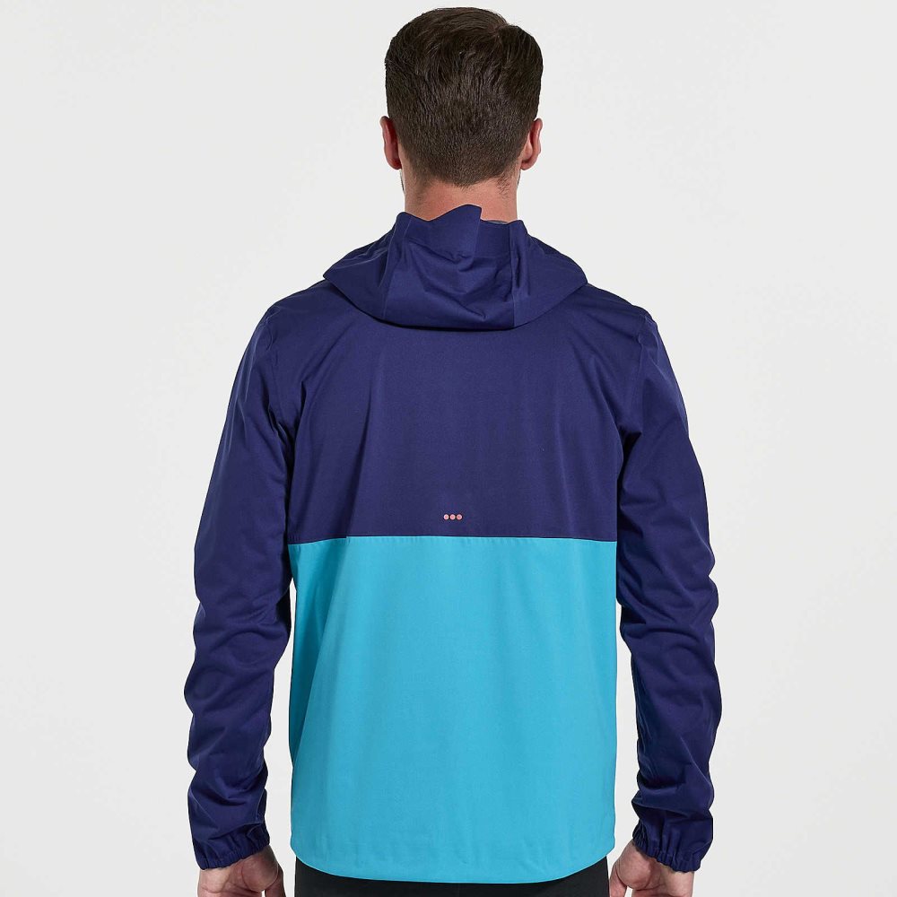 Saucony Boulder Drizzle Jacket Sodalite | 38712-WZES