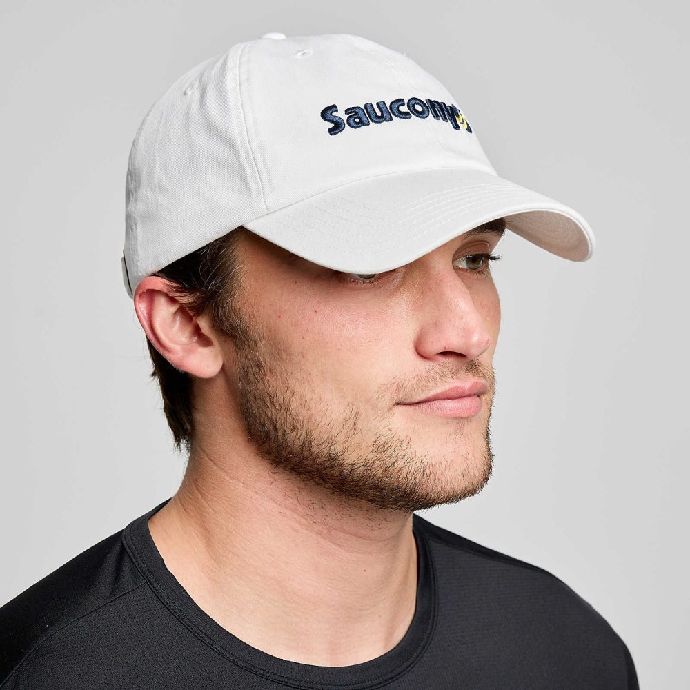 Saucony Classic Hat Białe | 72839-RZCT