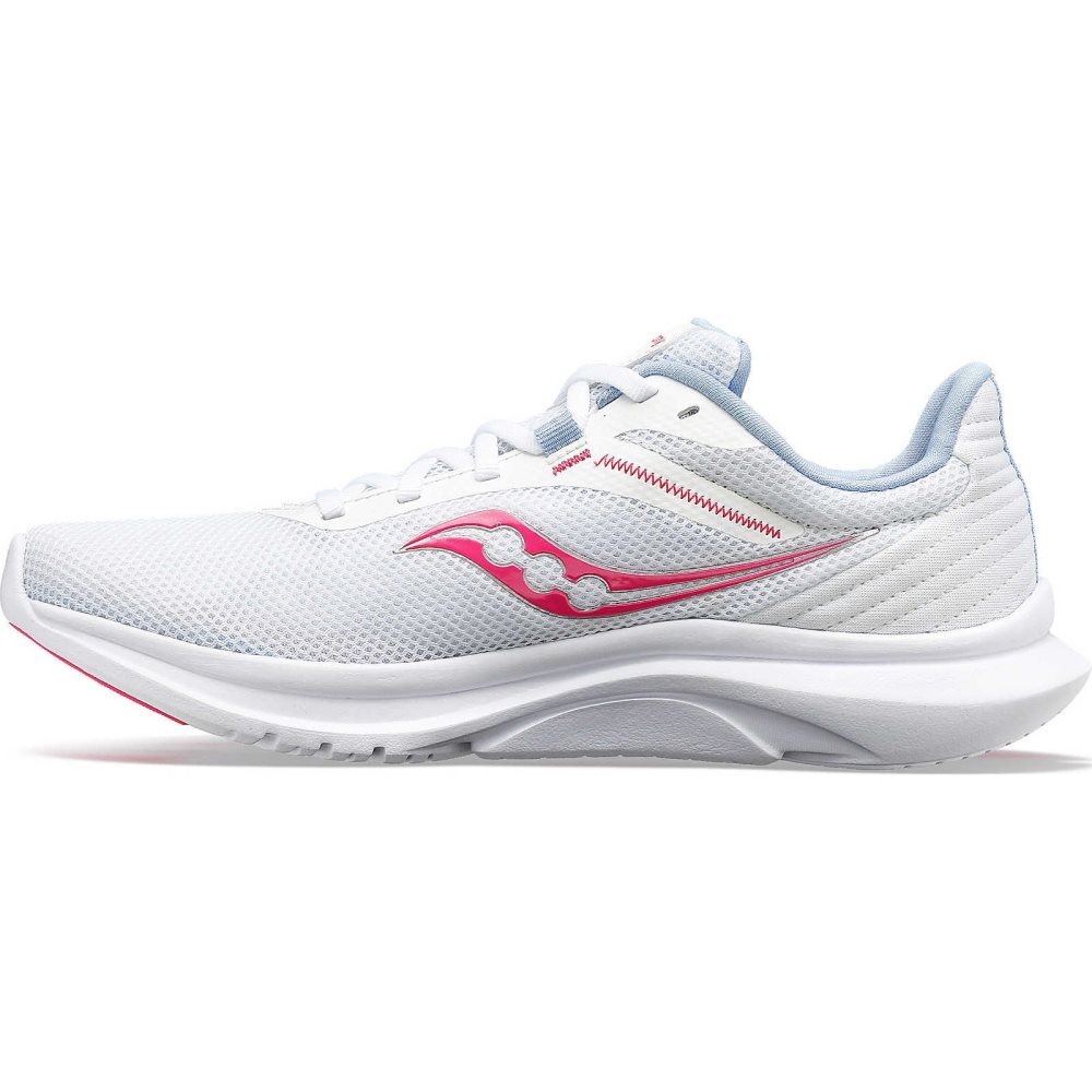 Saucony Convergence Białe Różowe | 91270-YTQR