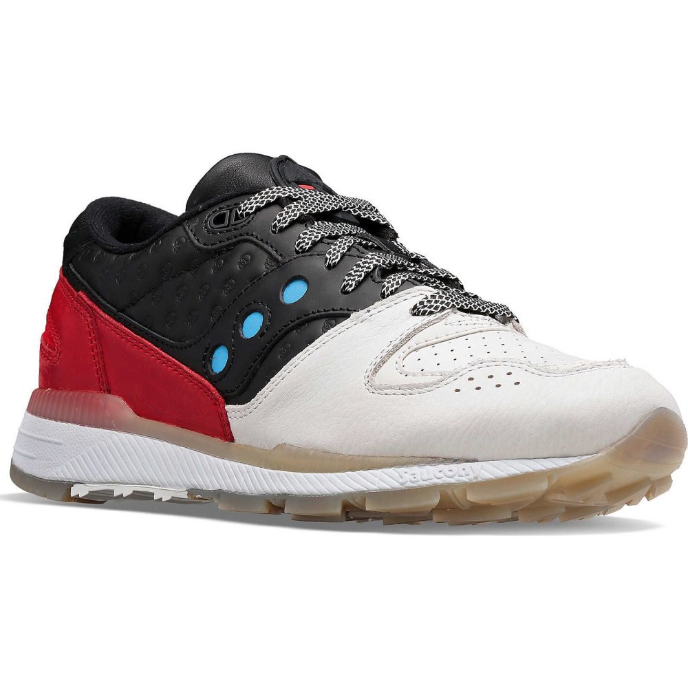 Saucony Czarface Azura Białe Czarne Czerwone | 26589-RMQO