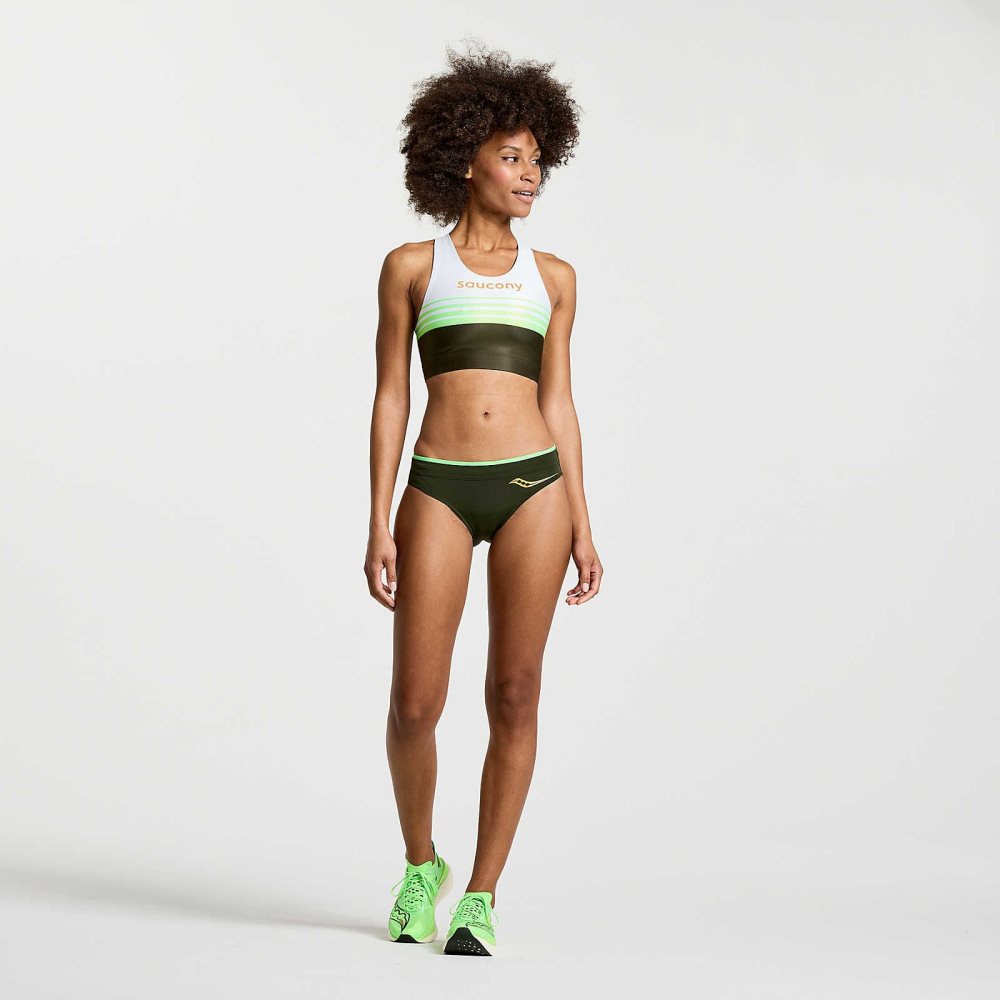 Saucony Elite Brief Short Umbra | 08915-OHWL