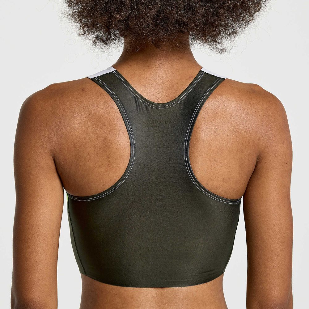 Saucony Elite Crop Top Umbra | 72098-LABN