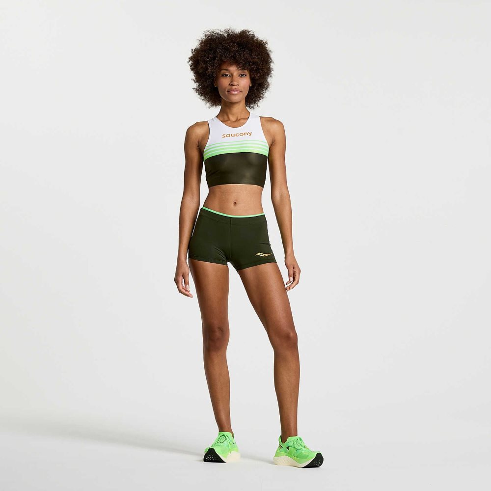 Saucony Elite Crop Top Umbra | 72098-LABN