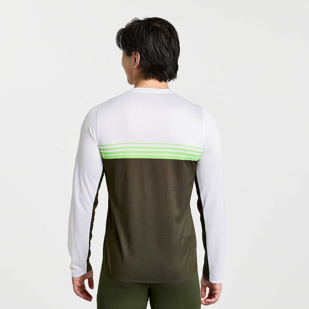 Saucony Elite Long Sleeve Umbra | 38401-LOHK