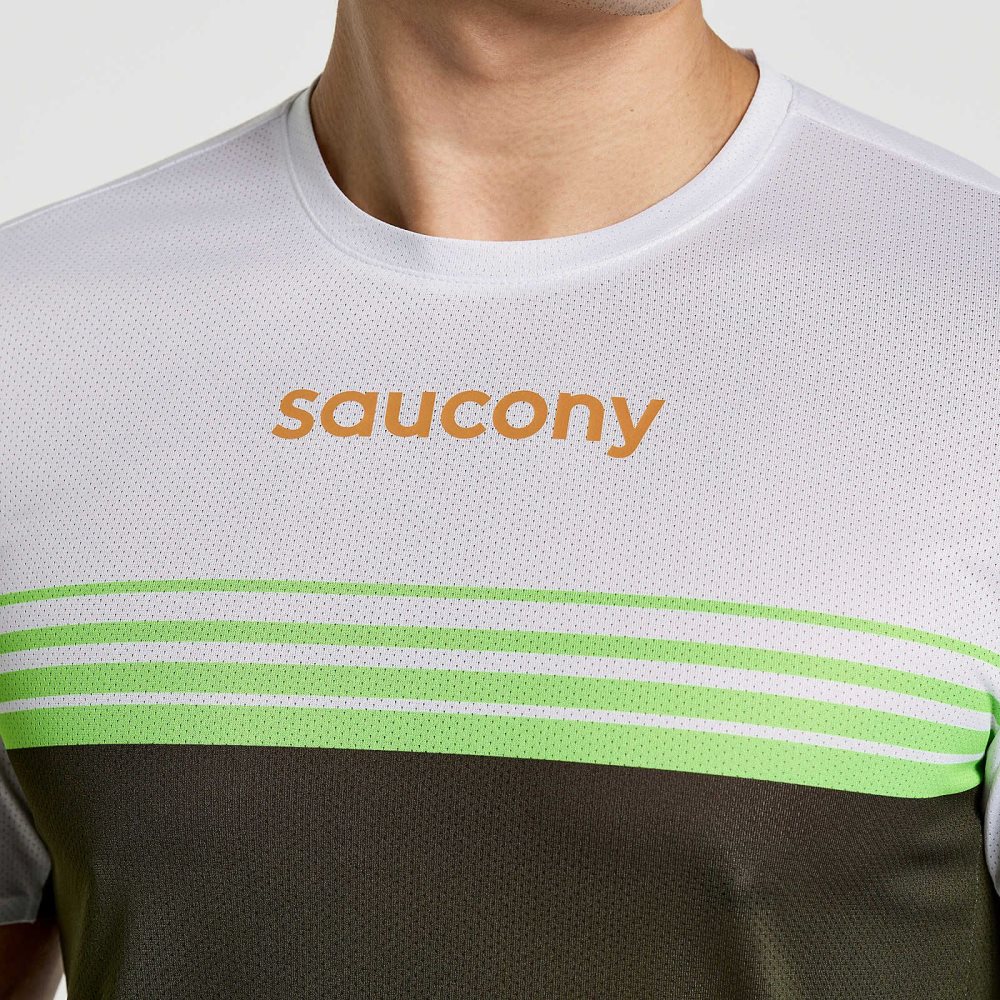 Saucony Elite Short Sleeve Umbra | 02967-YWQD