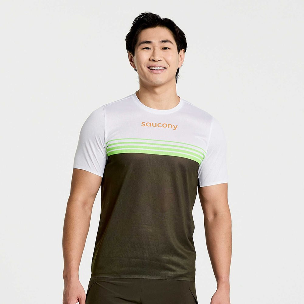 Saucony Elite Short Sleeve Umbra | 02967-YWQD