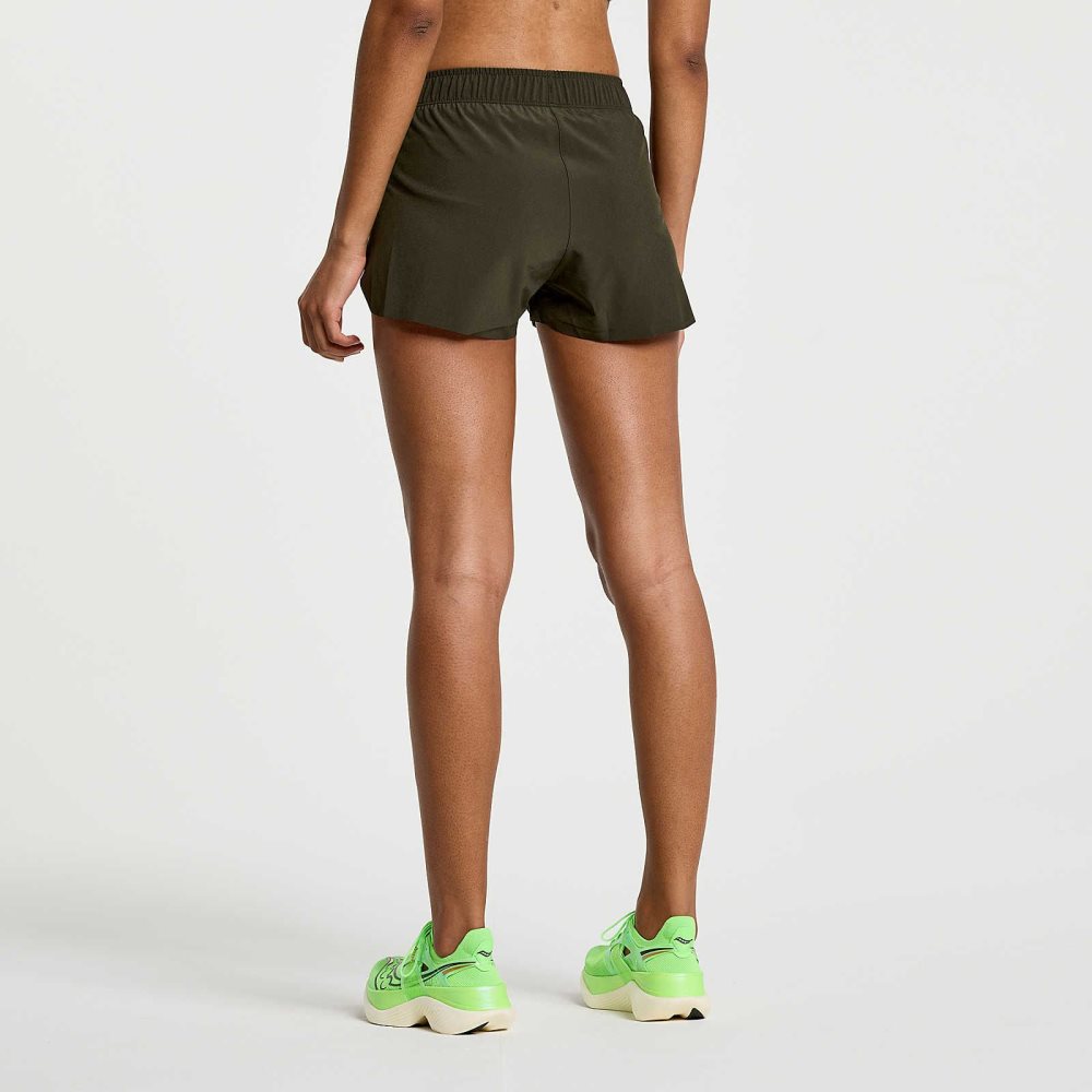 Saucony Elite Split Short Umbra | 16842-IMCY