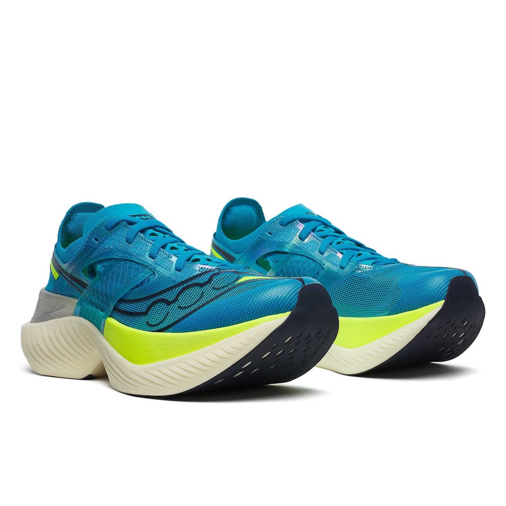 Saucony Endorphin Elite ViZiBlue Citron | 28791-STCL