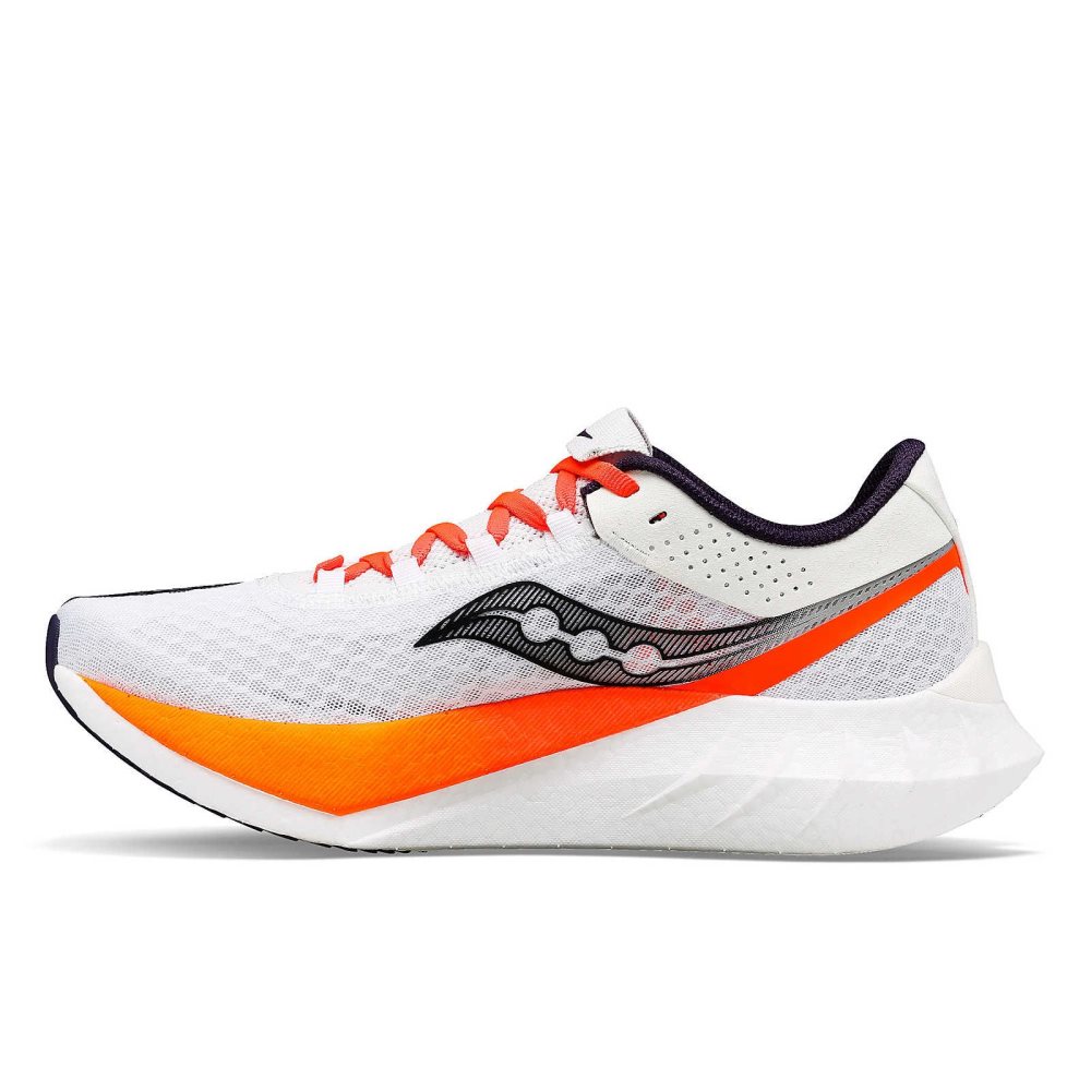 Saucony Endorphin Pro 4 Białe Czarne | 89057-VPAK