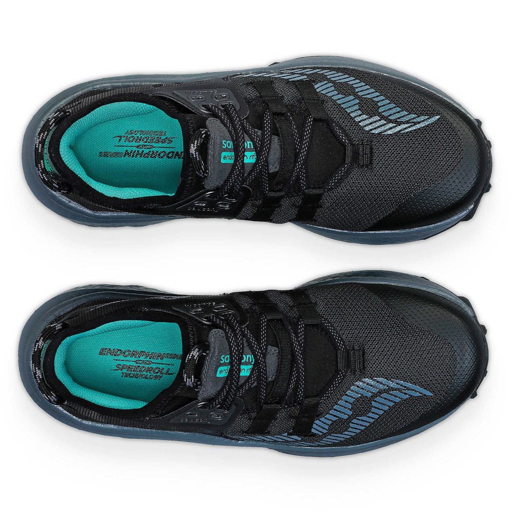 Saucony Endorphin Rift Czarne | 56134-ERQS