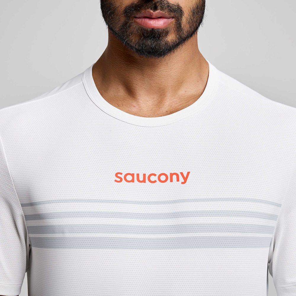 Saucony Endorphin Short Sleeve Cloud | 24165-PZLA