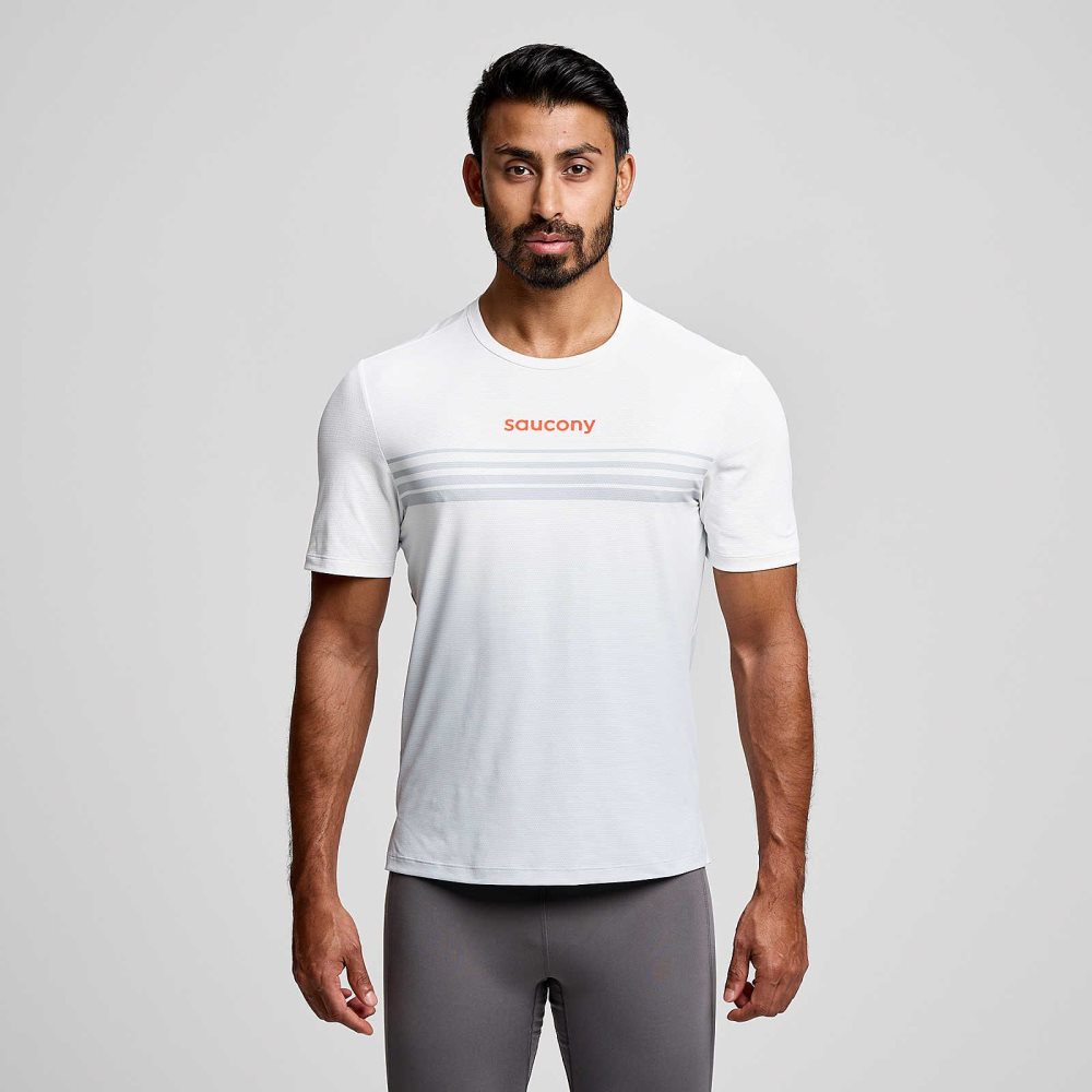 Saucony Endorphin Short Sleeve Cloud | 24165-PZLA