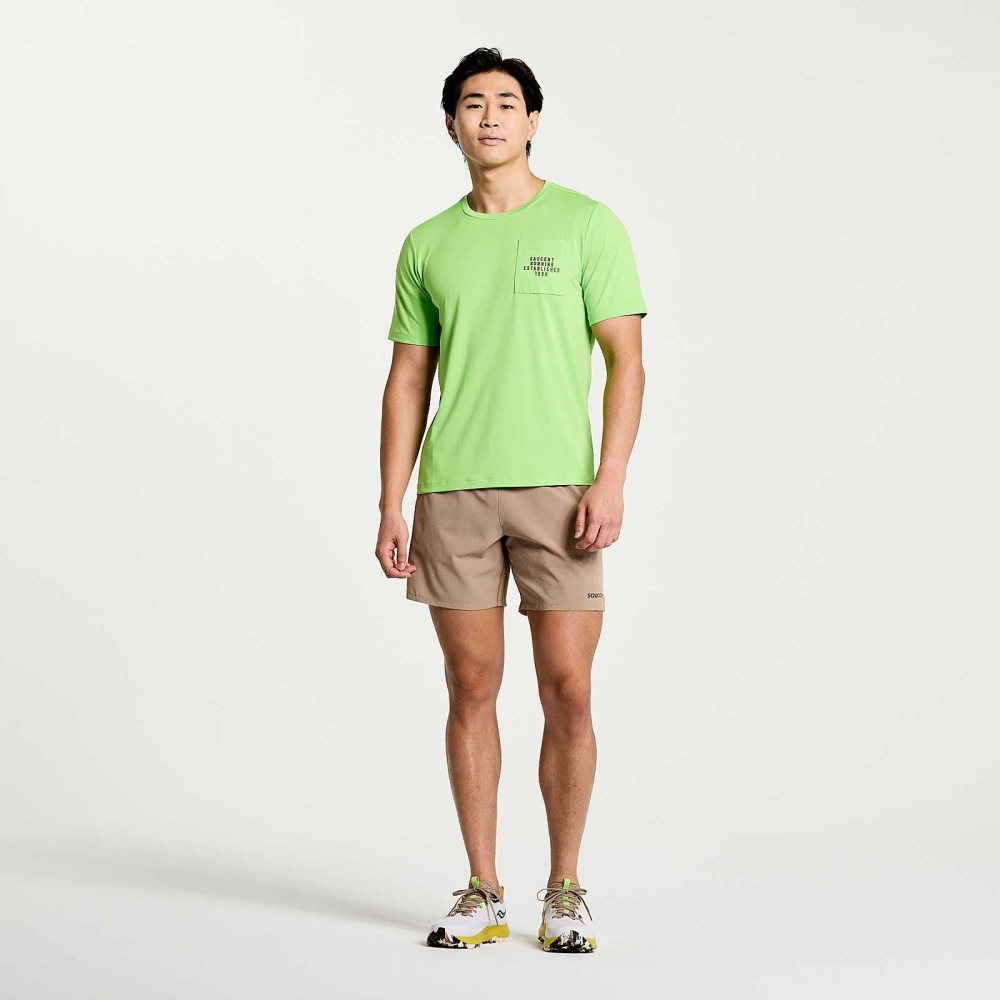 Saucony Explorer Short Sleeve Invader Graphic | 67032-PCRE