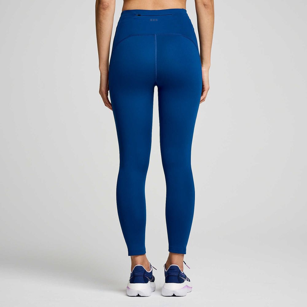 Saucony Fortify Crop Tight Indygo | 10593-ENVD