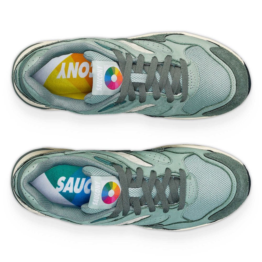 Saucony Grid Shadow 2 Chromatic Oliwkowe | 75891-FTNI