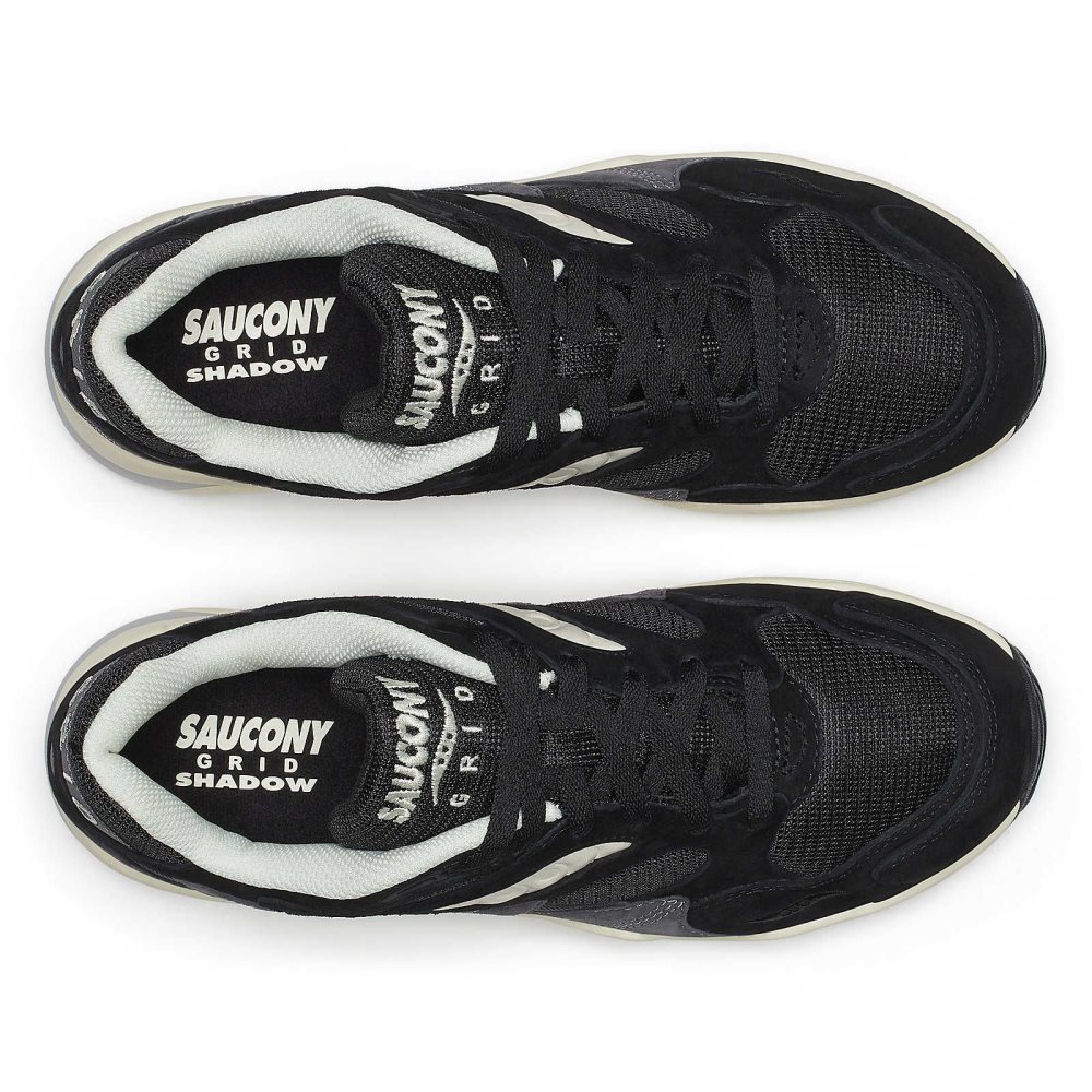 Saucony Grid Shadow 2 Essential Czarne Kremowe | 35874-CIOJ