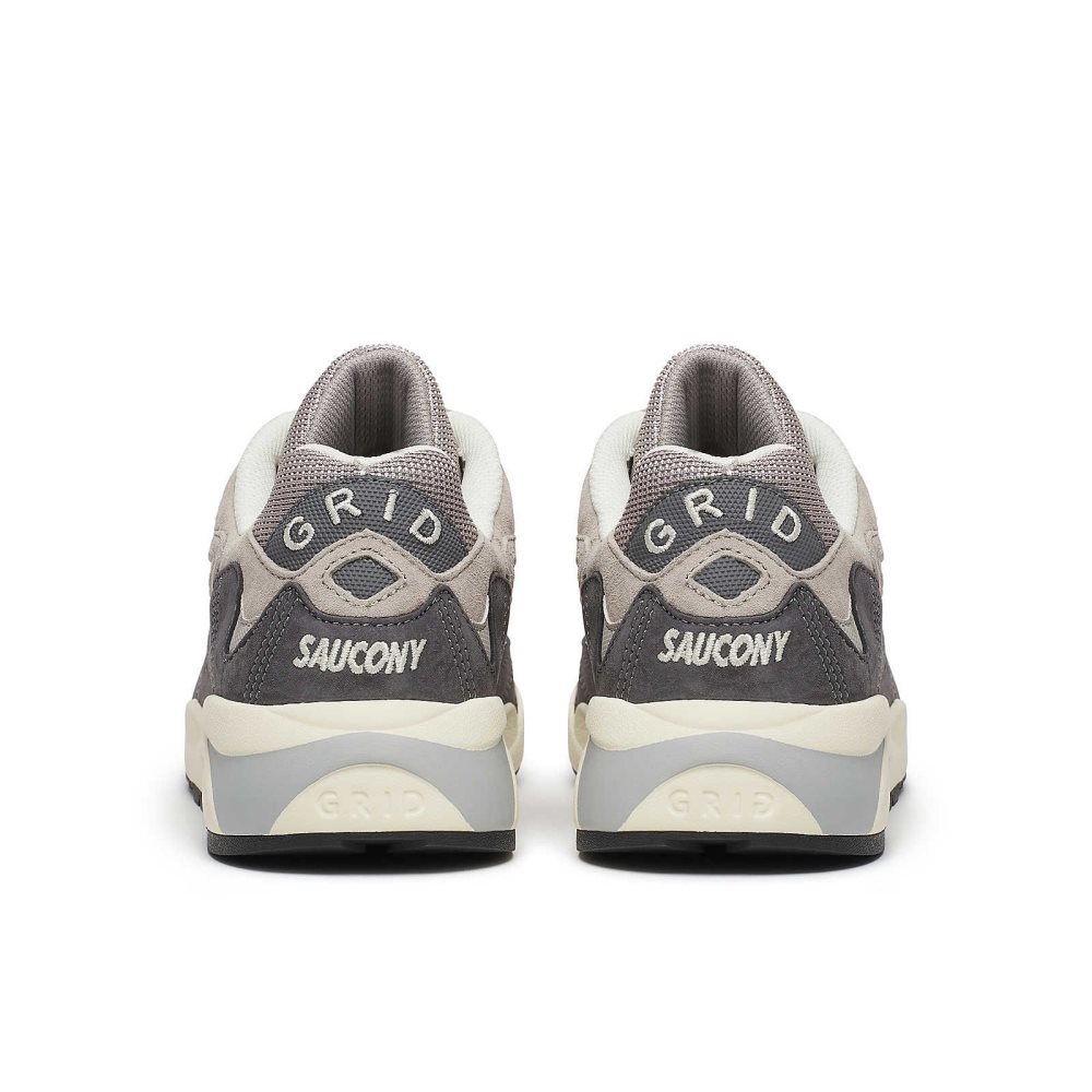 Saucony Grid Shadow 2 Essential Szare Kremowe | 48075-PYMW