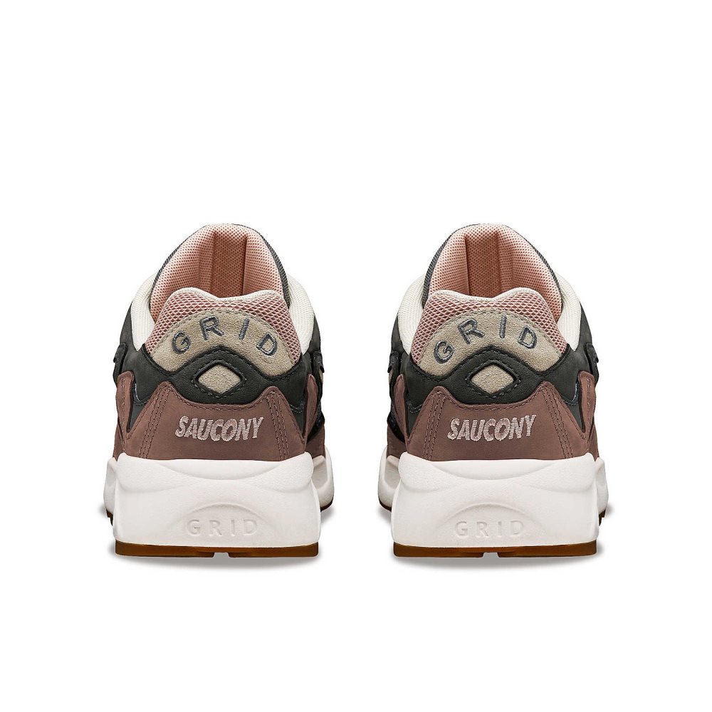 Saucony Grid Shadow 2 Secure Szare Brązowe | 98316-FDIW