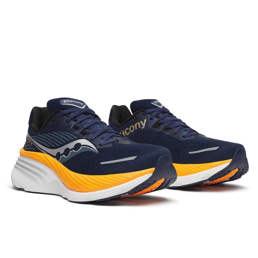 Saucony Hurricane 24 Granatowe | 73905-SDVE