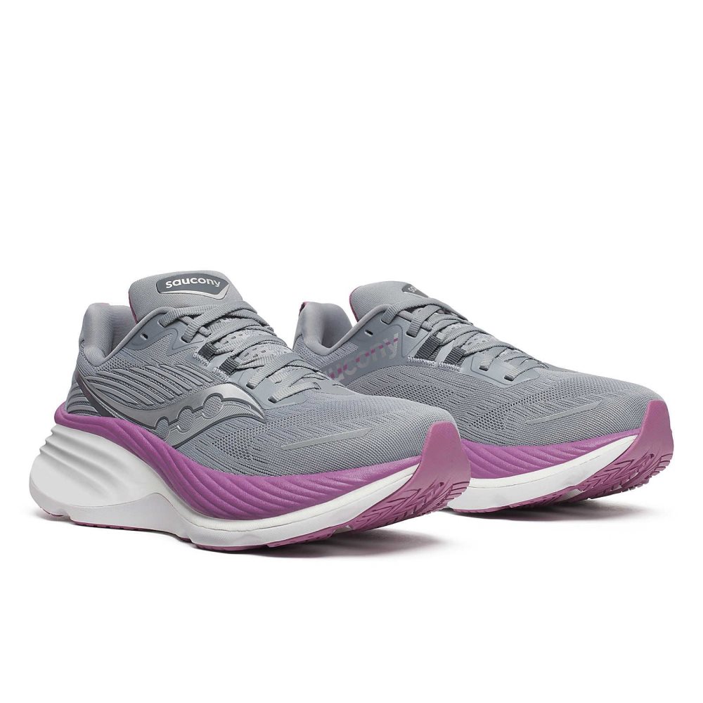 Saucony Hurricane 24 Wide Flint Viola | 09461-PGUY