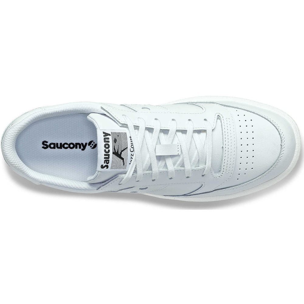 Saucony Jazz Court PU Białe | 38729-RENP