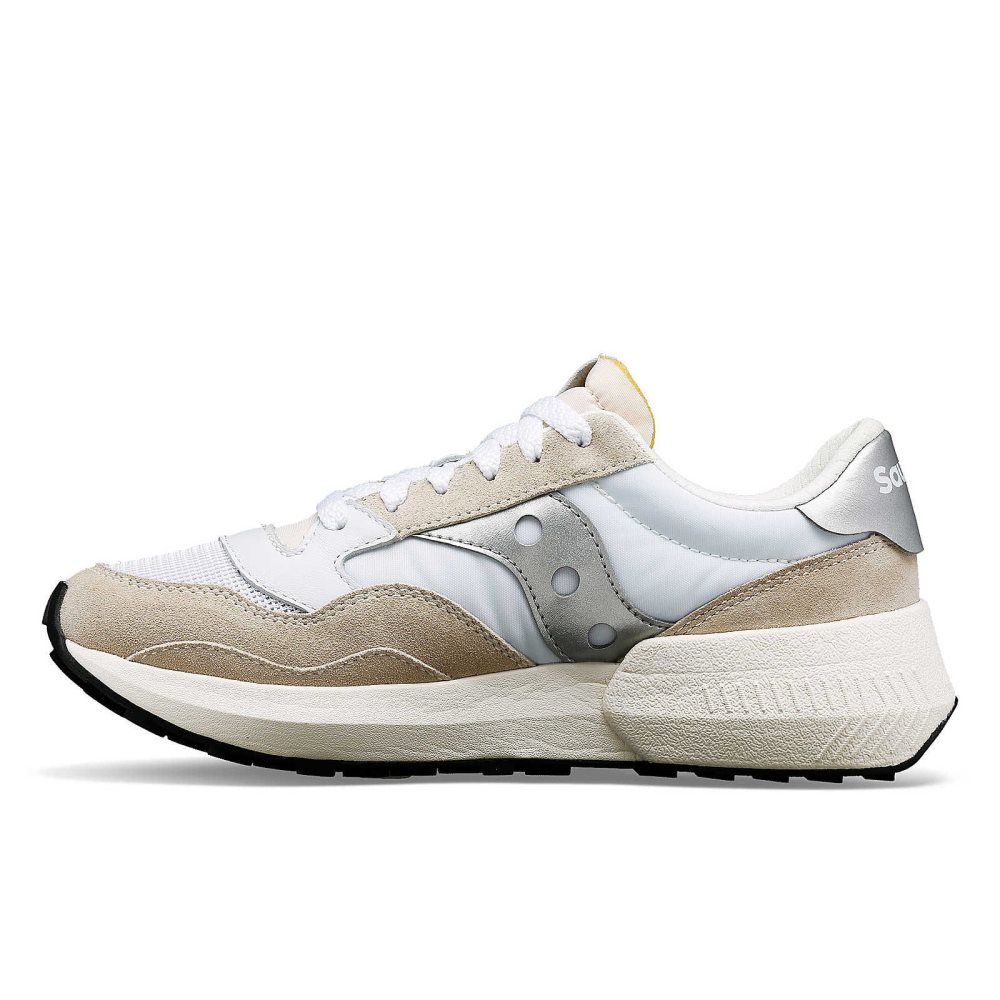 Saucony Jazz NXT Białe Srebrne | 63142-LRUE