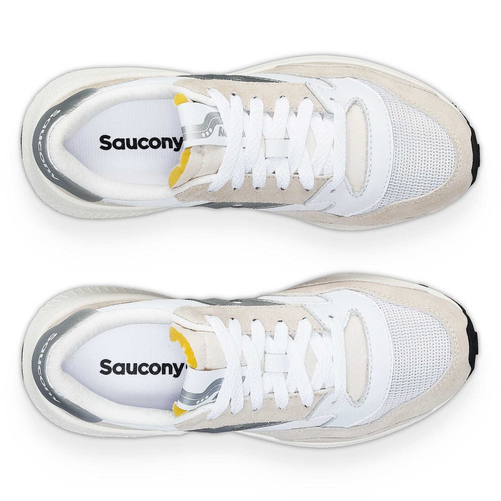 Saucony Jazz NXT Białe Srebrne | 63142-LRUE