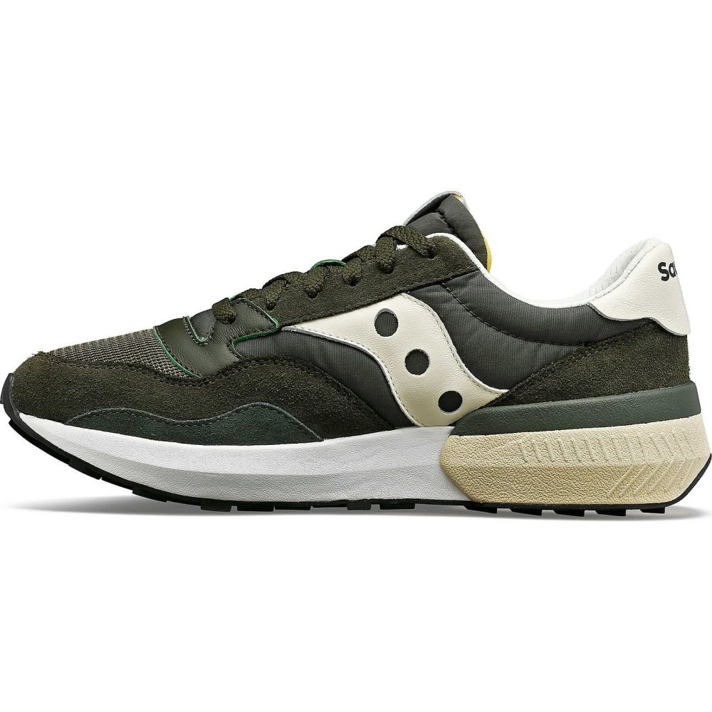 Saucony Jazz NXT Zielone Kremowe | 20618-LIFG